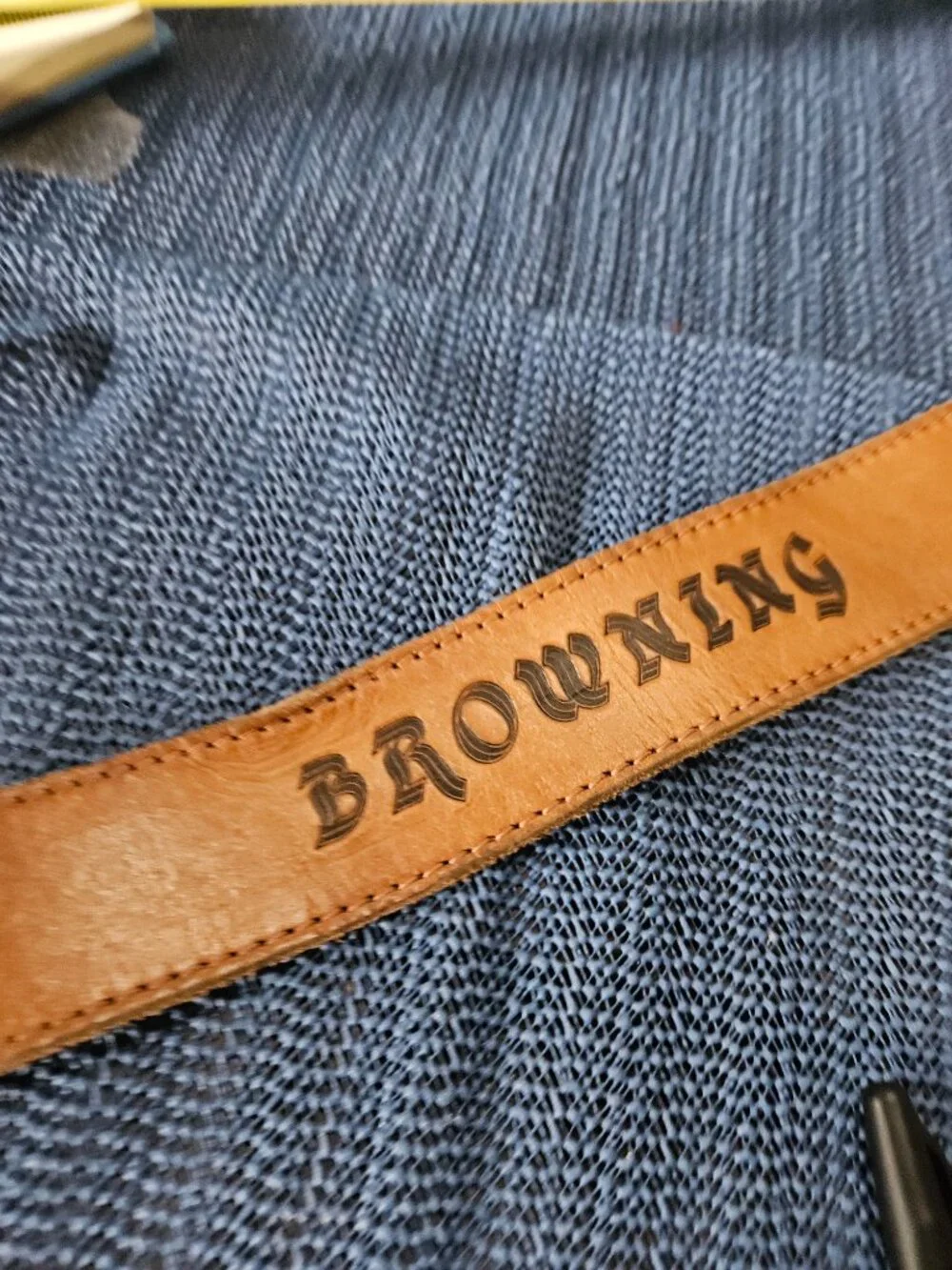 Browning Leather Belt - Picture 3 of 12